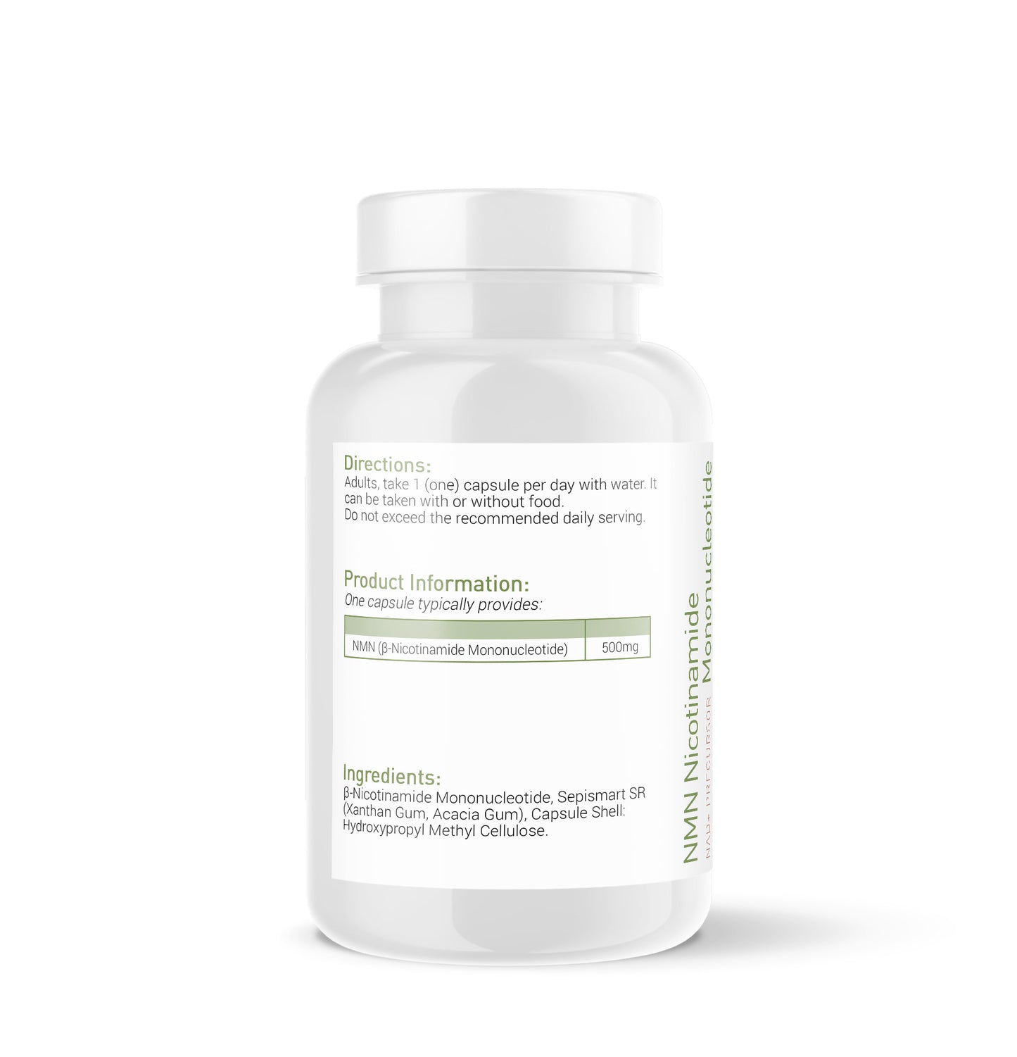 NMN NAD+ precursor 500mg 60 Capsules