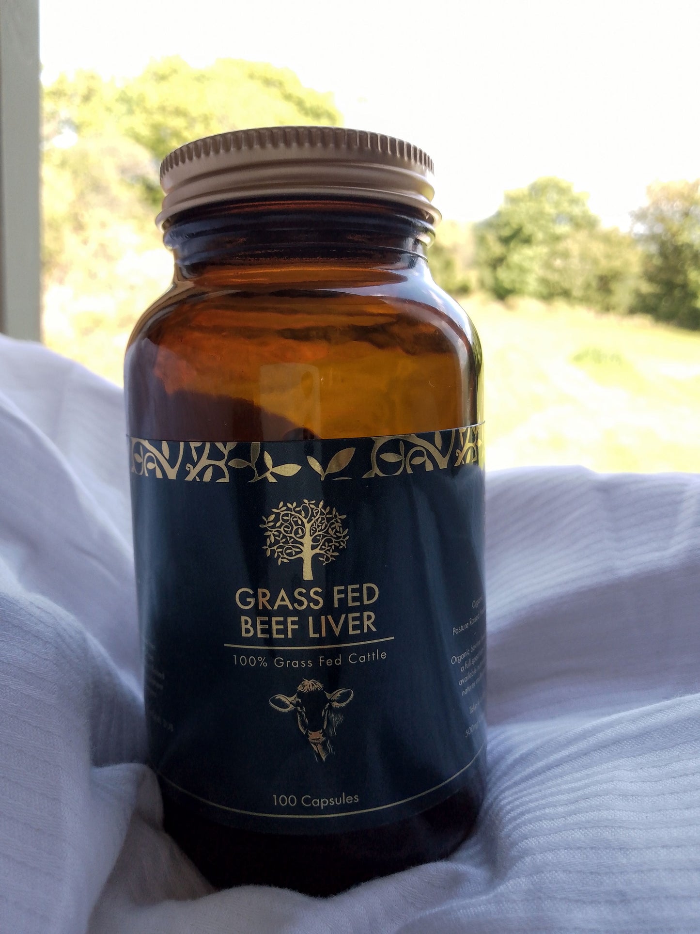 100 Grass Fed Beef Liver Capsules